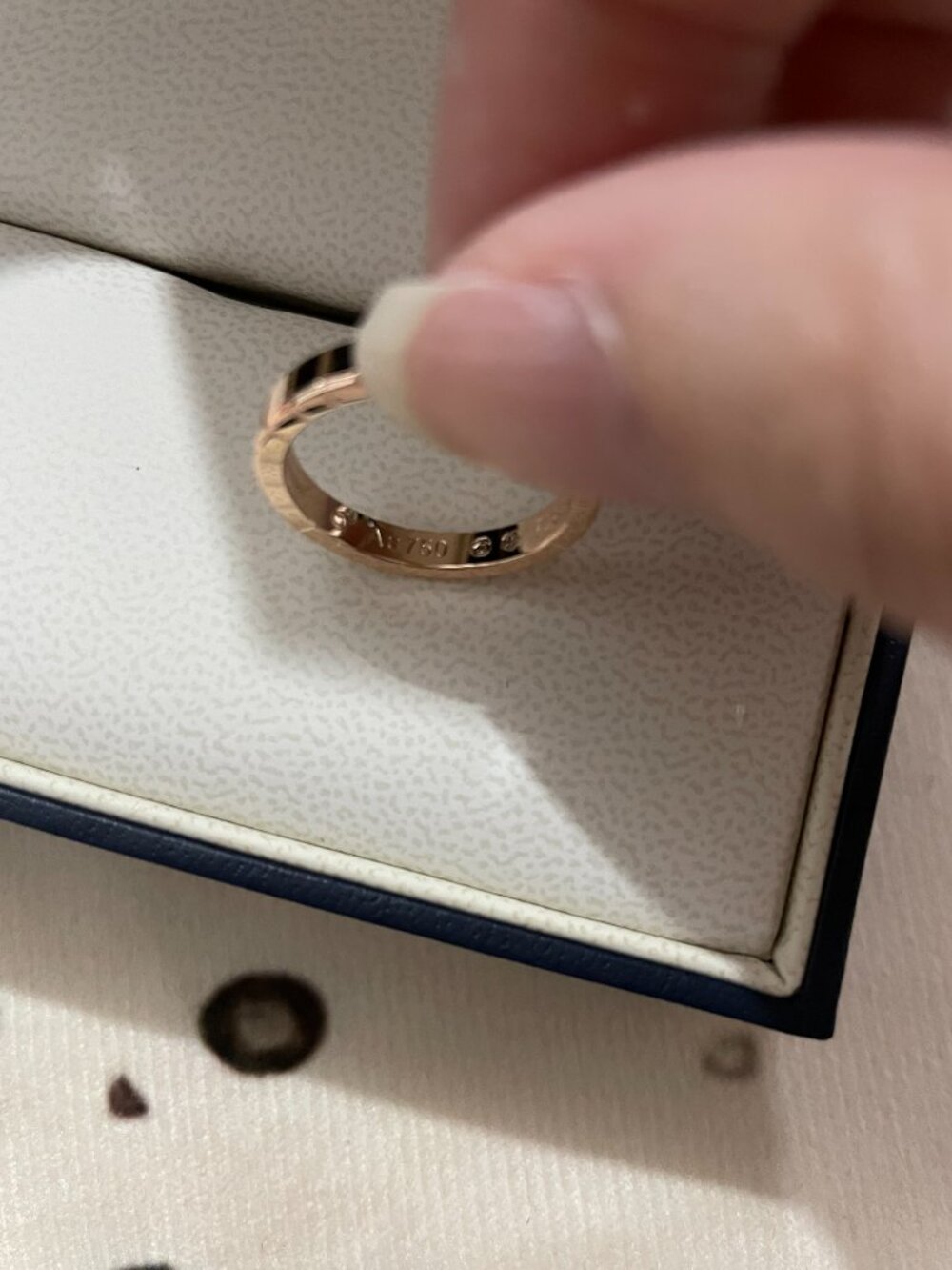 Chopard Ice Cube Rose Gold Ring - Picture 6 of 7